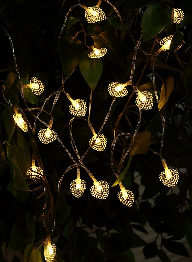 LAWAZIM Generic Plastic String 20 Lamps 16cm |String Lights,Indoor String Lights for Bedroom,Classroom,Outdoor String Lights for Patio,Garden,Party,Wedding - Image 3