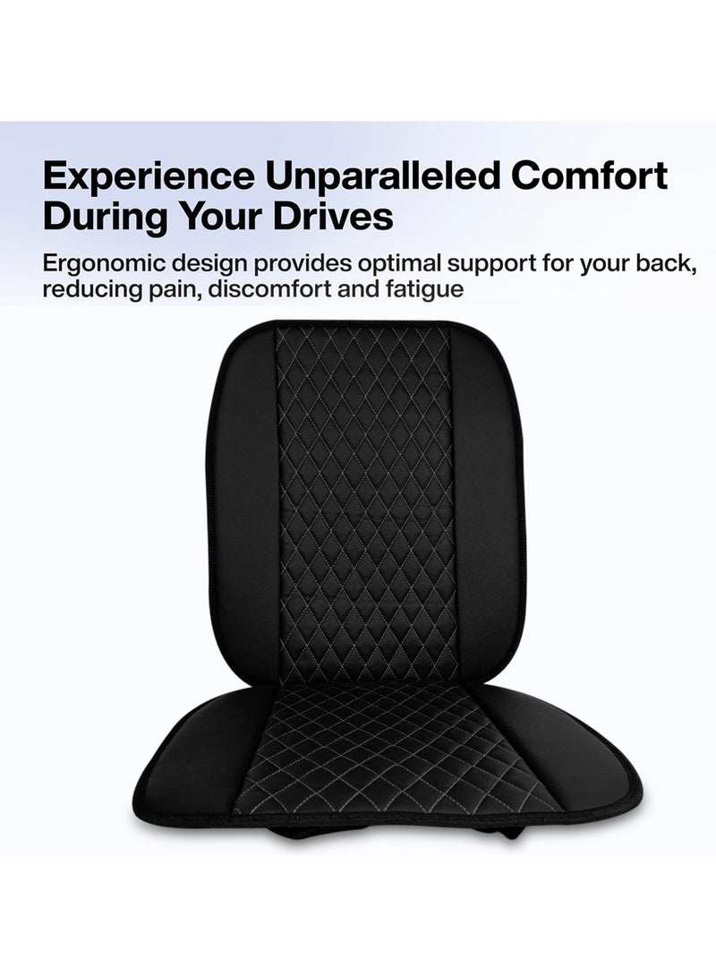 3 اكس ار وسادة مقعد السيارة 3XR - تصميم مريح للراحة والحماية (4904) لتخفيف الألم، نسيج قابل للتنفس، ملاءمة عالمية، تصميم غير قابل للانزلاق، متين وخفيف الوزن - Image 5