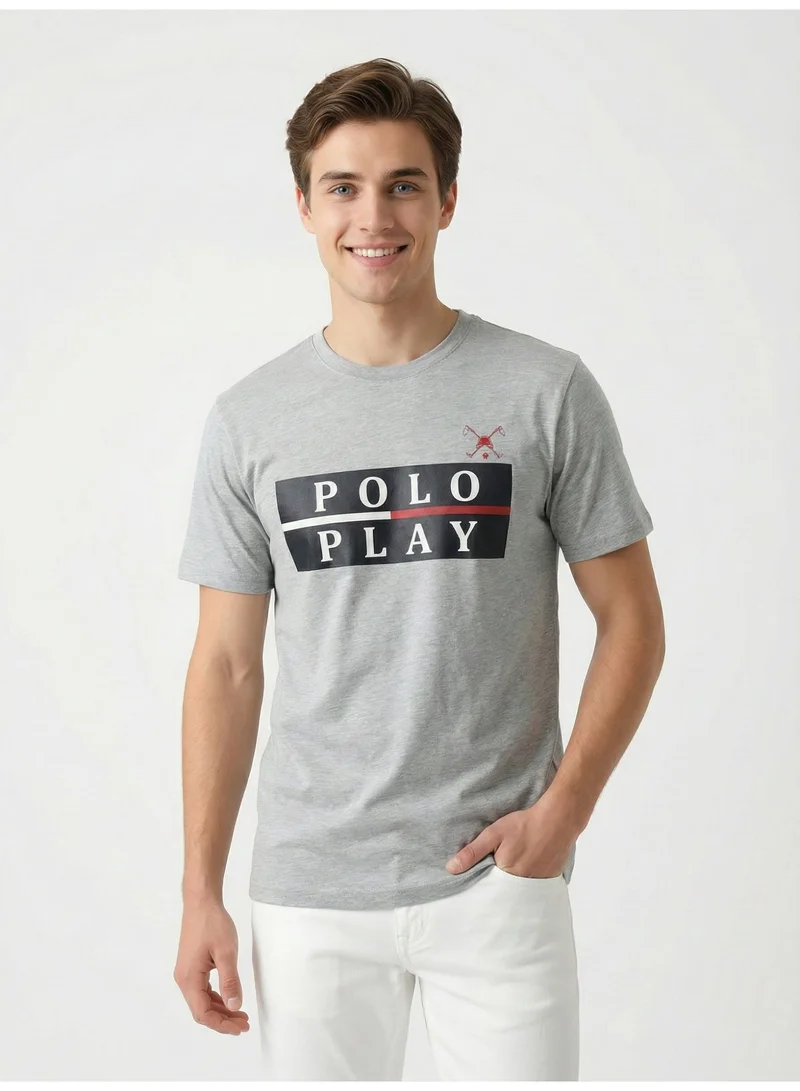 Polo Play Boys Graphic T-shirt -GREY