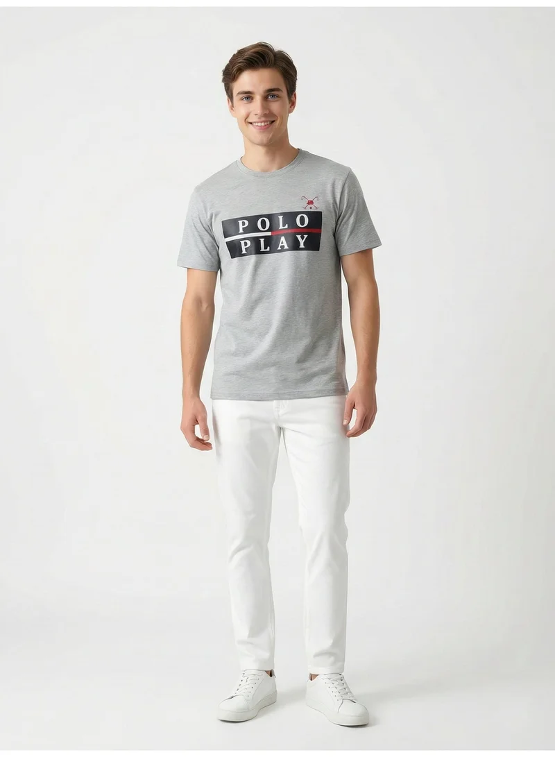Polo Play Boys Graphic T-shirt -GREY
