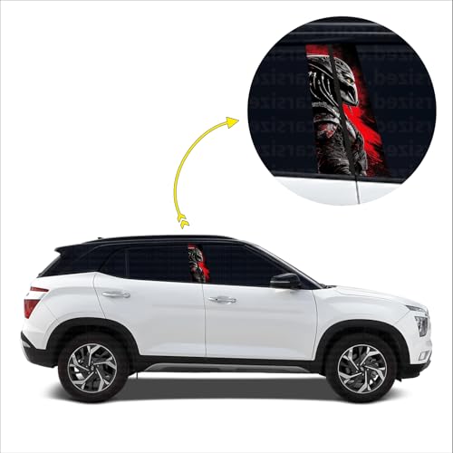 Shipshape Stylish Matte Gray Car Door Pillar Sticker(49.022CM X 22.86CM) - Image 4