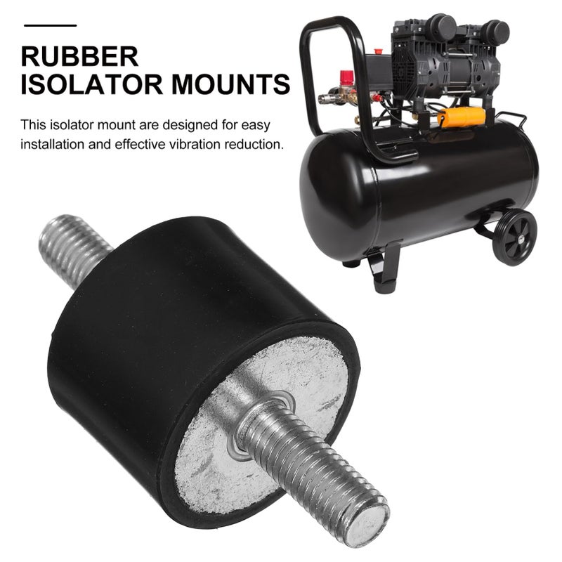 4Pcs Black Vibration Isolator Mounts Shock Absorbers For Automotive Equipment And Machinery - Image 3