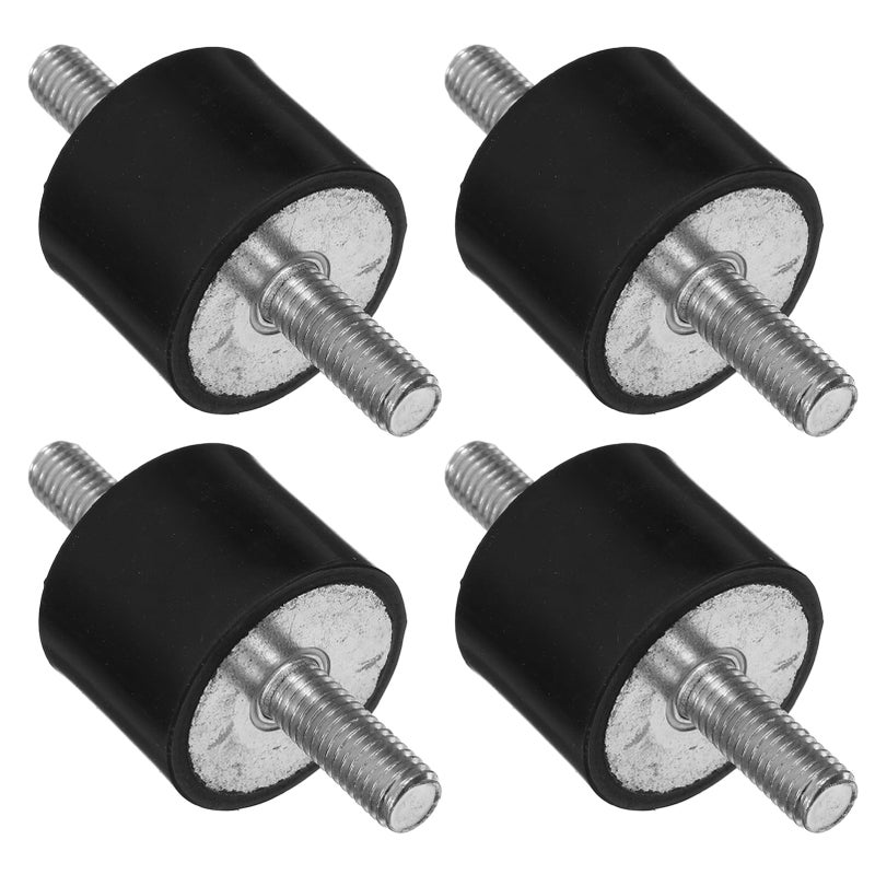 4Pcs Black Vibration Isolator Mounts Shock Absorbers For Automotive Equipment And Machinery - Image 2