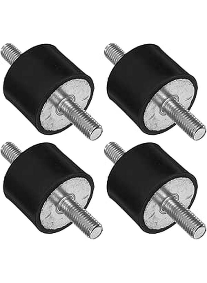 4Pcs Black Vibration Isolator Mounts Shock Absorbers For Automotive Equipment And Machinery - Image 1