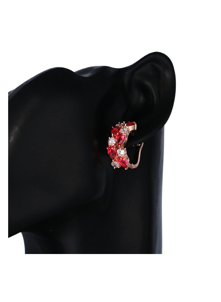 Rose Gold Hoop Earring - Image 4