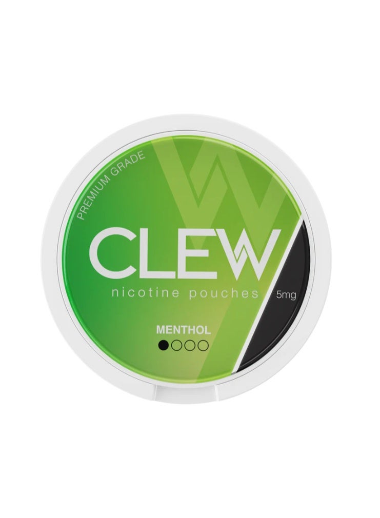 CLEW 5MG 20 POUCHES MENTHOL - Image 1