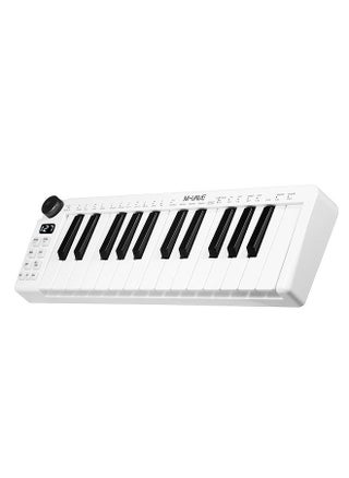SMK-25mini MIDI Keyboard Rechargeable 25-Key MIDI Control Keyboard Mini Portable USB Keyboard MIDI Controller with 25 Velocity Sensitive Keys 1 Knob - pzsku/Z117E758CFFAEB20E2A72Z/45/_/1690974512/4ff30b21-f34d-4d11-8529-7ddd37e1dc24