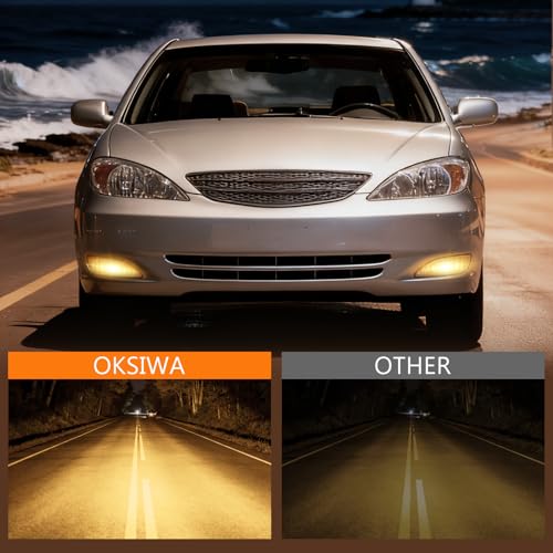 OKSIWA Halogen Fog Lights for 2002-2004 Toyota Camry,2005-2008 Corolla,2002-2003 Solara,1 Pair Front Driving Fog Lamps Kits with Wiring Harness Switch,Clear Lens - Image 5