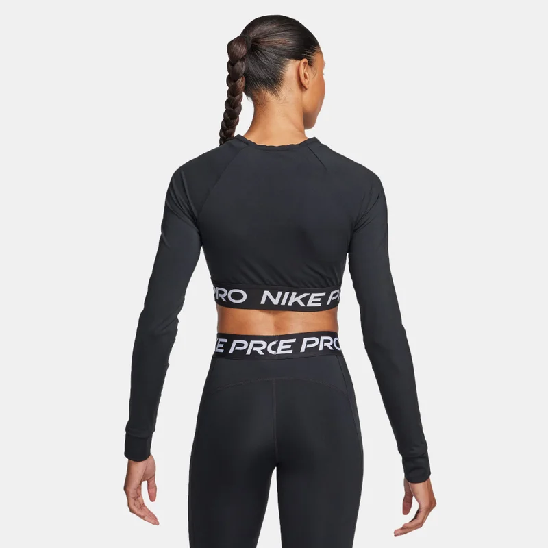 Nike Black Women's Pro Dri-FIT Crop Top for Women | Best Price UAE