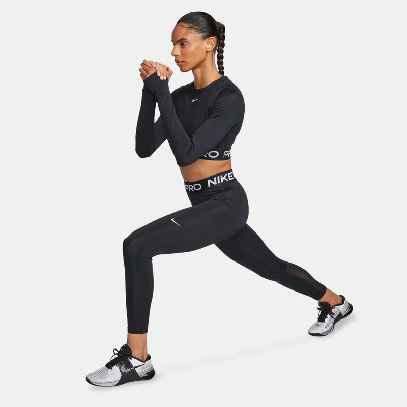 Nike Black Women's Pro Dri-FIT Crop Top for Women | Best Price UAE