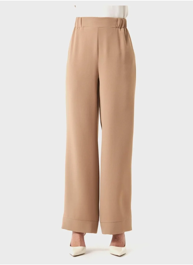 MIZALLE Wide Leg Pants