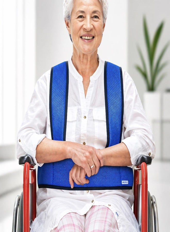 MEXPLE Adjustable Wheelchair Safety Waist Belt for Elderly Patients | Full Size Seat Strap | Secure Support Strap for Chair Mobility Aid | Durable & Easy Install - Image 1