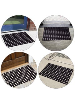 Status Contract Status Contract Anti Slip Front Door Mat|(41x61cm) Living Room Rug for Entrance Doors|Rubber Floor Mats for Home | Essential Small Rugs for Office, Bedroom & Kitchen |(Black)  - Image 3