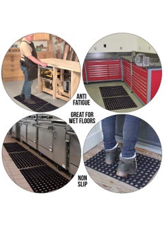 Status Contract Status Contract Anti Slip Front Door Mat|(41x61cm) Living Room Rug for Entrance Doors|Rubber Floor Mats for Home | Essential Small Rugs for Office, Bedroom & Kitchen |(Black)  - Image 4