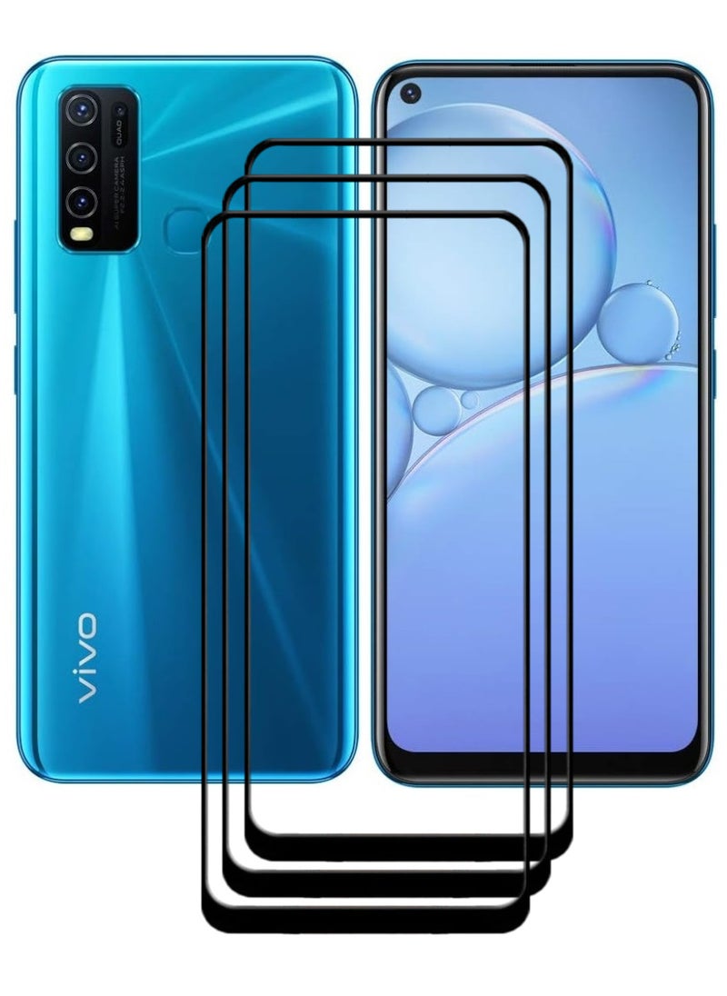 ACLIX 3 Pieces Antistatic ESD Dustproof Premium Quality High Definition Tempered Glass Screen Protector Designed For vivo Y30 - Image 1