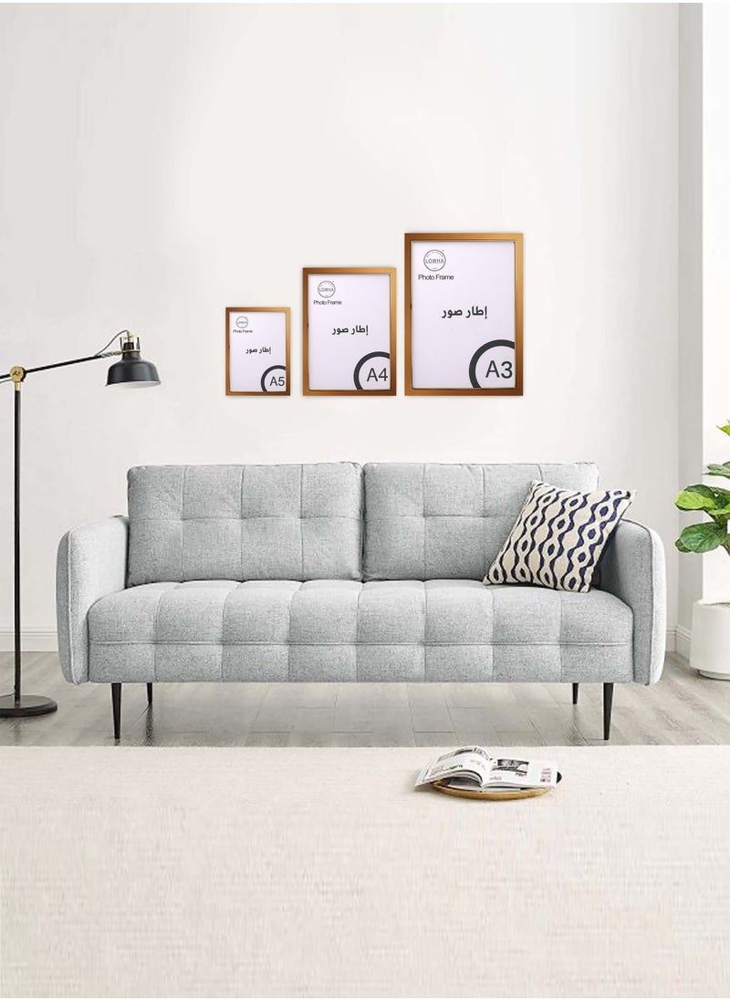 LOWHA - Tabletop Photo Frame Horizontal and Vertical Formats for Wall with stand - Image 1