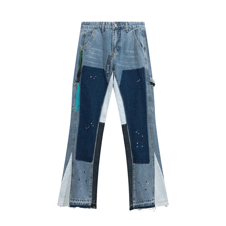 Generic GALLERY DEPT Splash-Ink Bell-Bottoms with Pockets 1 