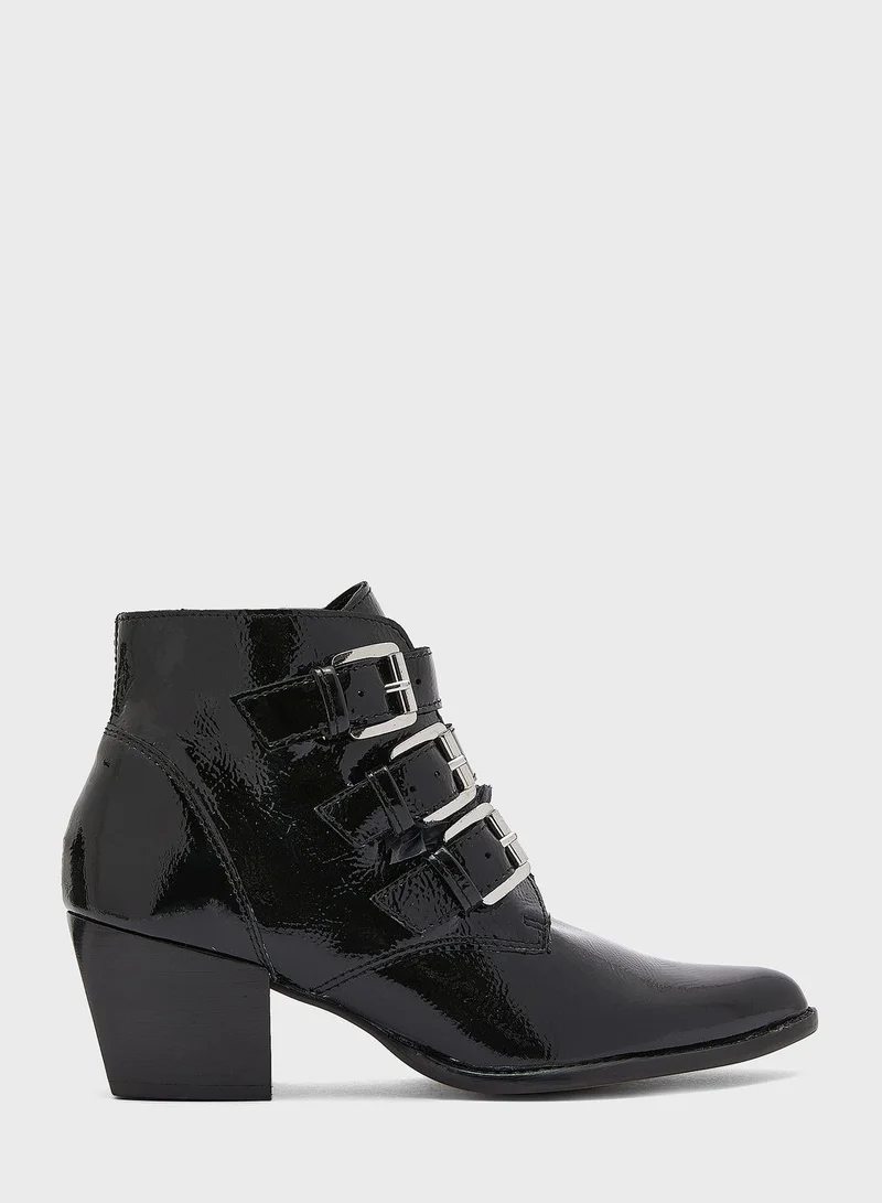 ALDO Bennevis Block Mid Heel Ankle Boots
