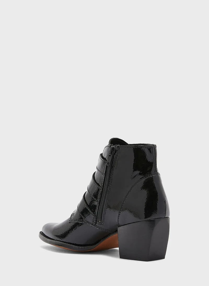 ALDO Bennevis Block Mid Heel Ankle Boots