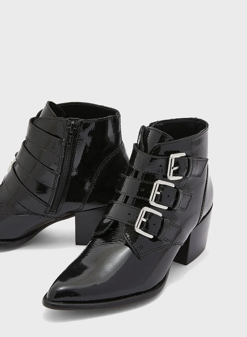 ALDO Bennevis Block Mid Heel Ankle Boots