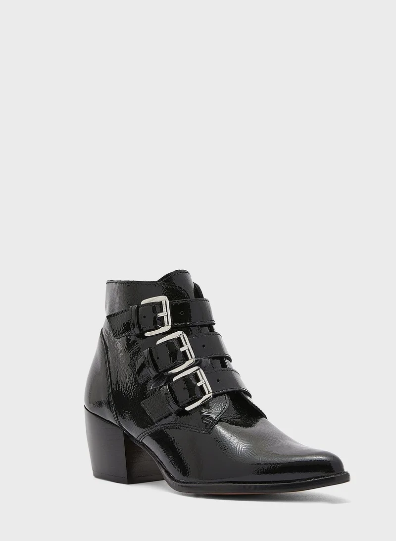 ALDO Bennevis Block Mid Heel Ankle Boots