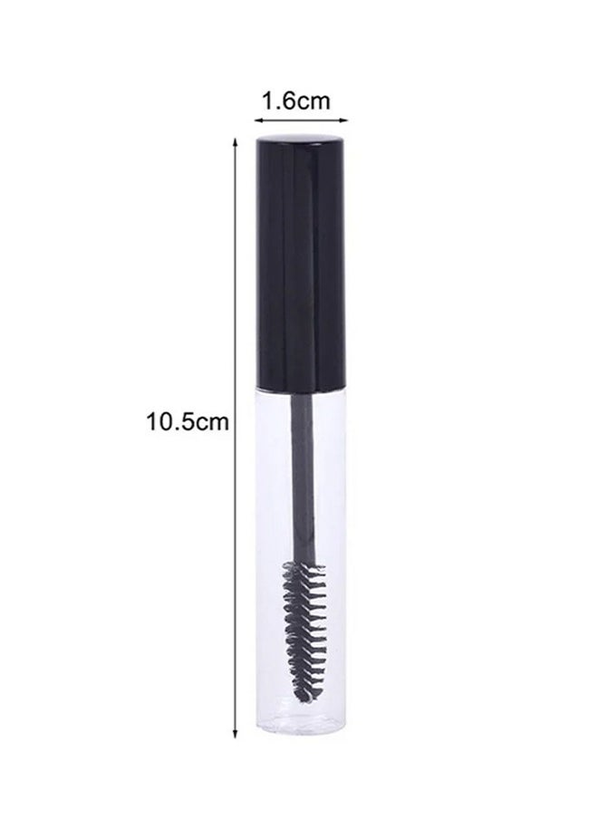 3-Piece 10 ml Empty Mascara Tube with Eyelash Wand, Eyelash Cream Container Bottle for Travel Outgoing