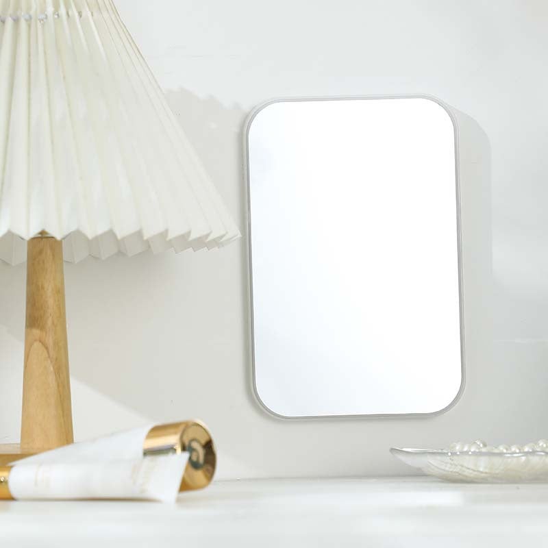 Hd Folding Makeup Mirror Portable Desktop Dressing Mirror Square Dormitory Students Desktop Small Mirror - Image 4