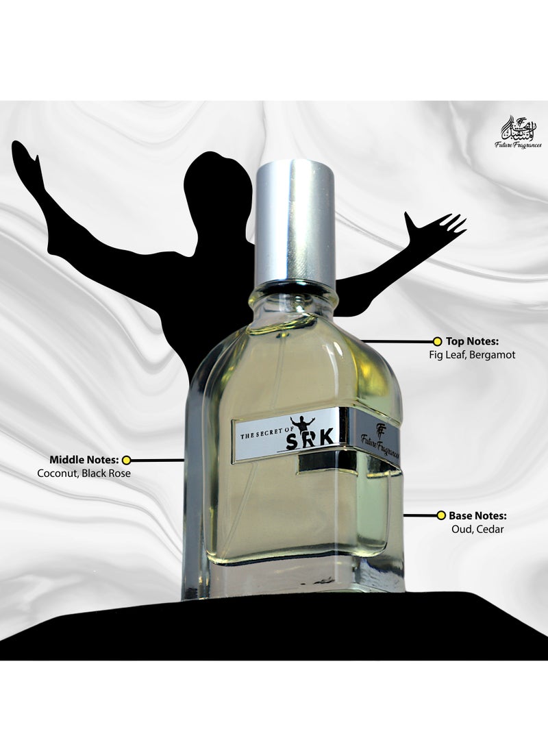 Future Fragrances - The Secret of SRK Perfume - 50ml Premium Unisex Fragrance, Long-Lasting Luxury Scent Inspired by Diptyque & Dunhill | Fig Leaf, Bergamot, Coconut, Oud, Cedar - Image 1