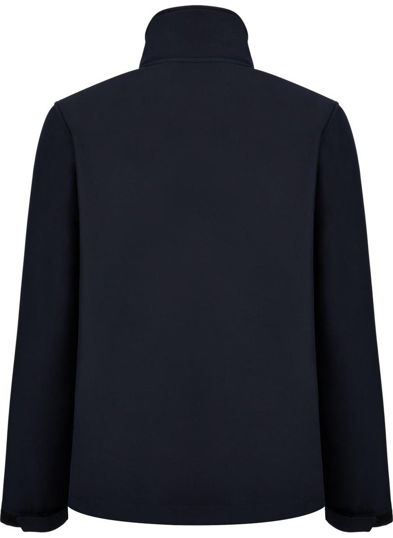 Scooter  Softshell Collared Coat Navy Blue Men's Coat M1802TL  - Image 2