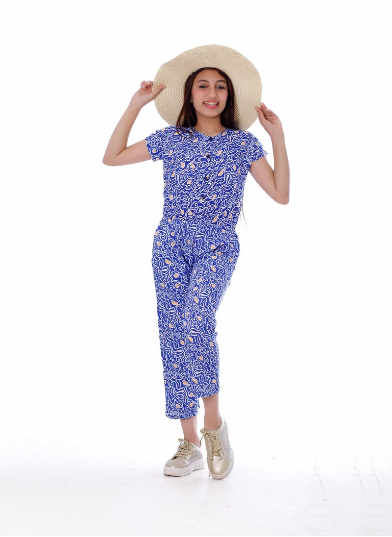 BEBO - Girls Summer Jumpsuit - Image 1