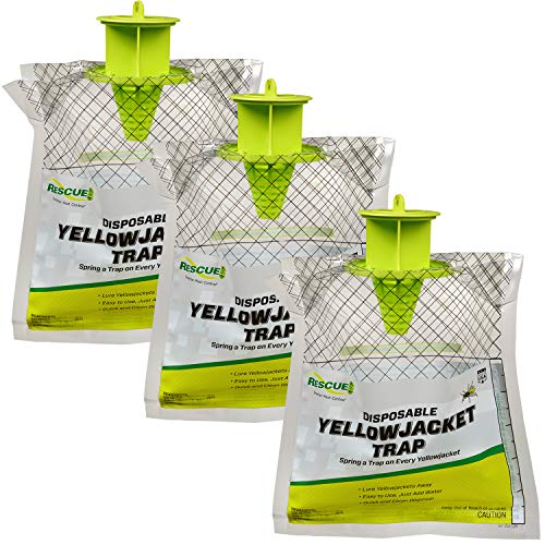 RESCUE! Disposable Yellowjacket Trap - Central & Eastern Formula - 3 Traps - Image 1