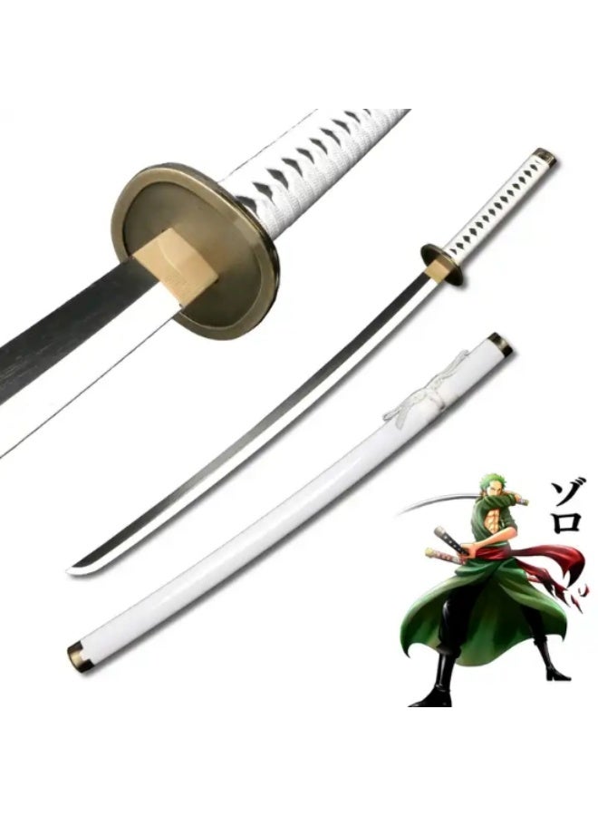 O8.design Anime | Roronoa Zoro's Sword Replica (1:1 Scale) | High-Quality Carbon Steel, Non-Sharpened Prop for Cosplay & Collectors - Image 2