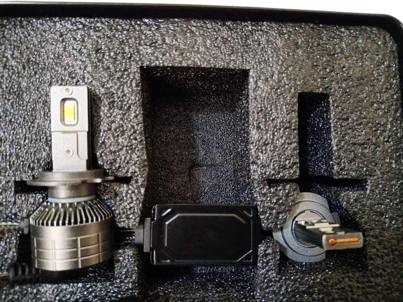T8 PRO LED Car Headlight Bulbs, 65W 65000 Lumen, 12V-36V, Built-in Cooling Fan, Aluminium Body (9012/HIR2) - Image 3