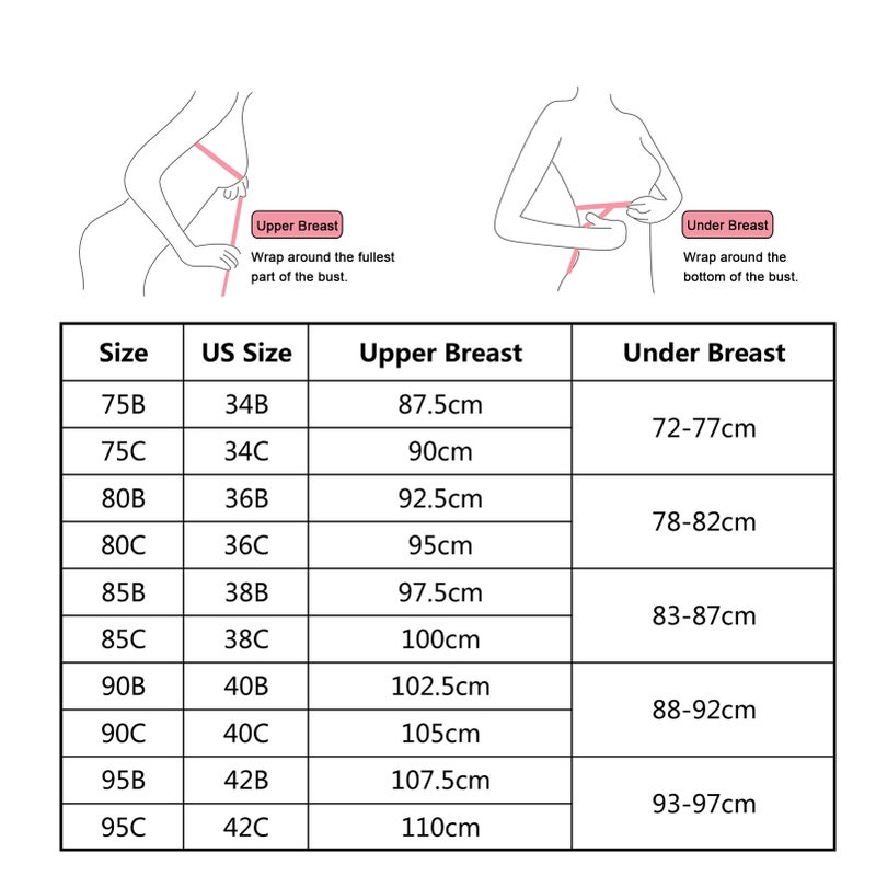 Women Nursing Bra Front Closure No Underwire Padded Soft Bralettes for Maternity Sleeping - Image 5