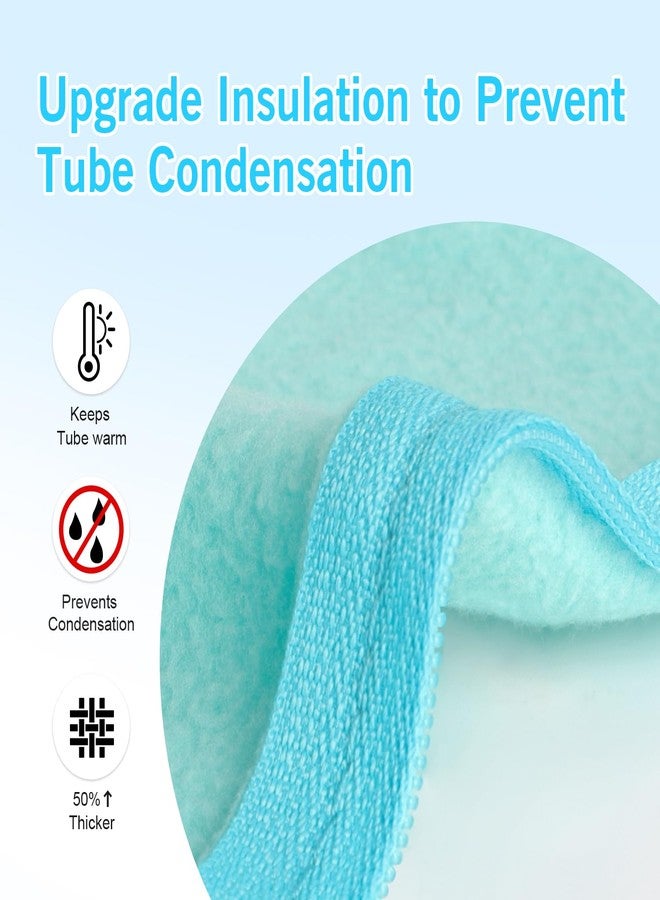 IKSTAR CPAP Hose Cover 6ft 【Upgrade】- Full Zippered Insulator Wrap Prevent Rainouts - CPAP Tube Cover Compatible with All Tubing -100% Skin Safe Quality - Soft Fabric Wrap No More Condensation - Image 2