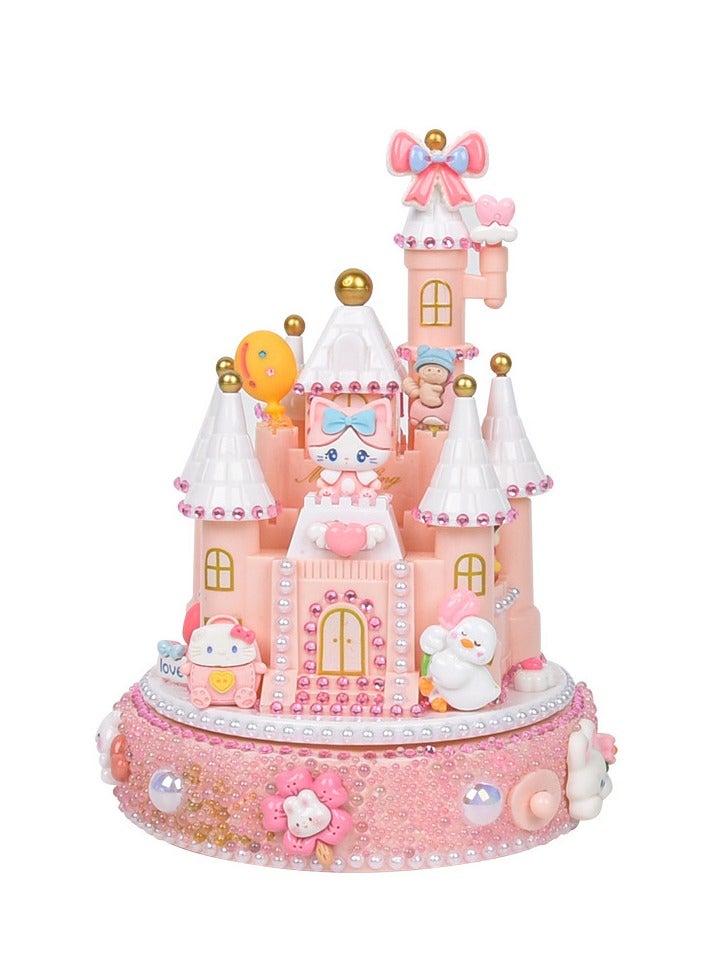 Girl's Creative Handmade Material Bag Making Music Box Birthday Gift Toy  - Image 1