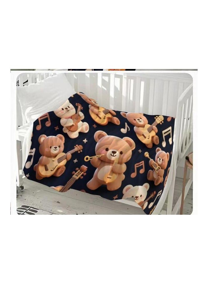 general Flannel thin blanket (warm and comfortable, suitable for sleep, gaming, dust removal and sandproof) 150cm*200cm - 575 - Image 3