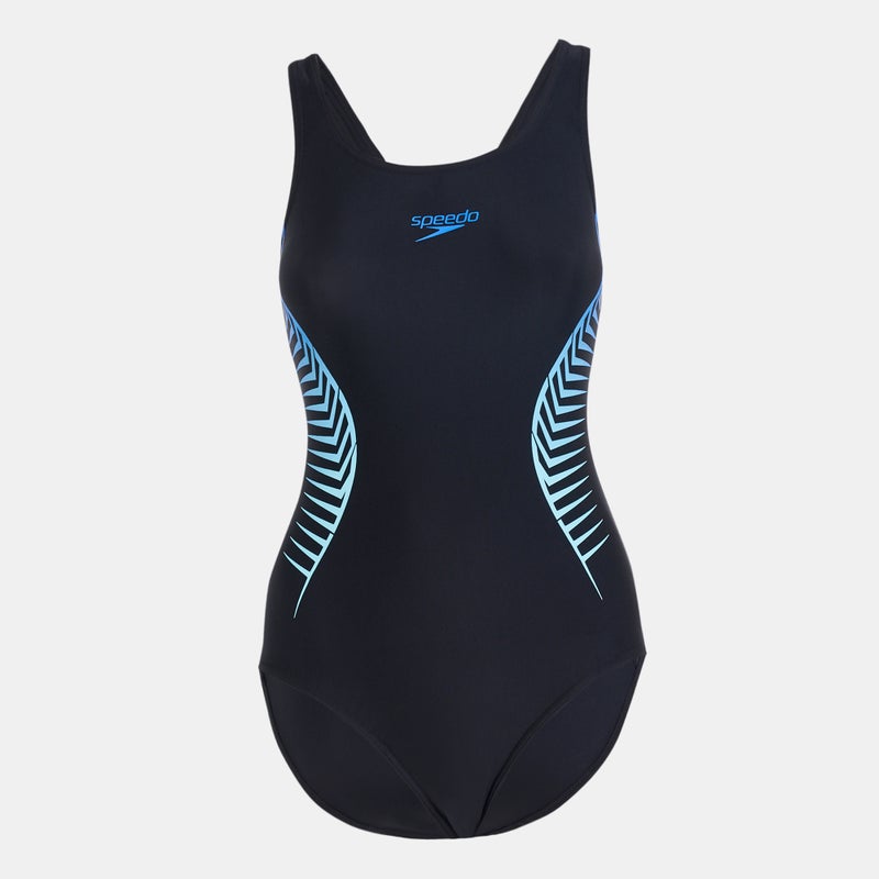 speedo Women's Placement Muscleback One-Piece Swimsuit - Image 1
