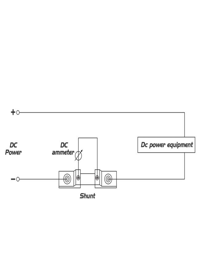 Fielect 200A 75mV DC Current Meter Shunt Resistant Resistance for DC Ammeter Shunt FL-2 1Pcs - Image 3