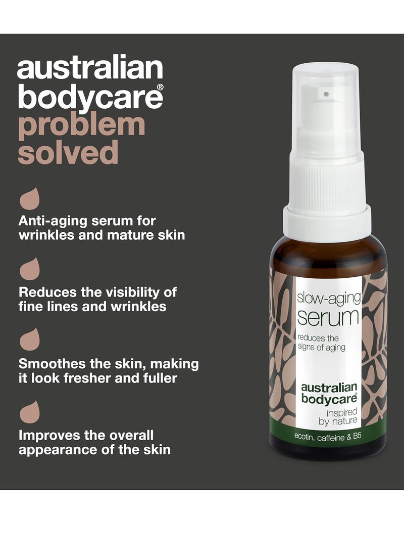 أستراليان بودي كير مصل إبطاء الشيخوخة يقلل التجاعيد ويرطب البشرة الناضجة 50+ مع بروفيتامين B5 والكافيين وحمض الهيالورونيك - Image 3