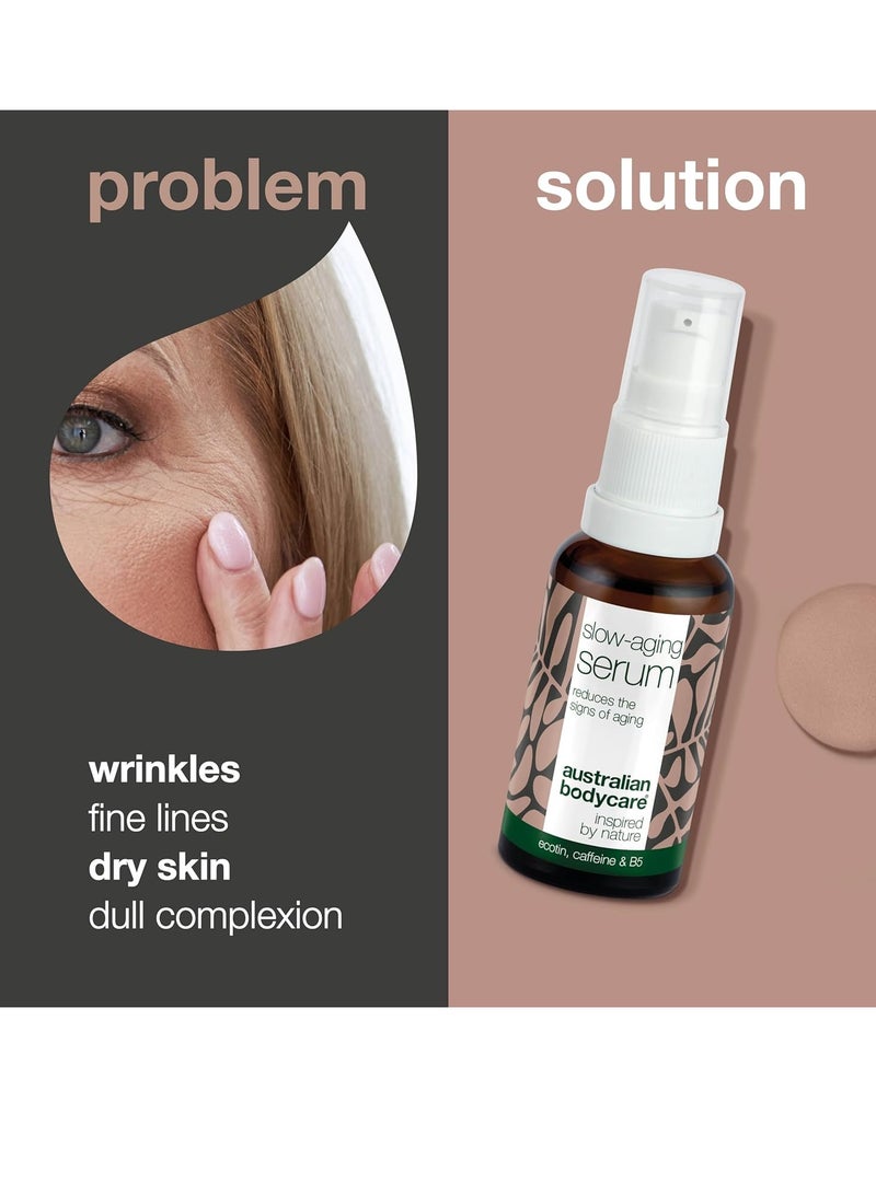 أستراليان بودي كير مصل إبطاء الشيخوخة يقلل التجاعيد ويرطب البشرة الناضجة 50+ مع بروفيتامين B5 والكافيين وحمض الهيالورونيك - Image 2