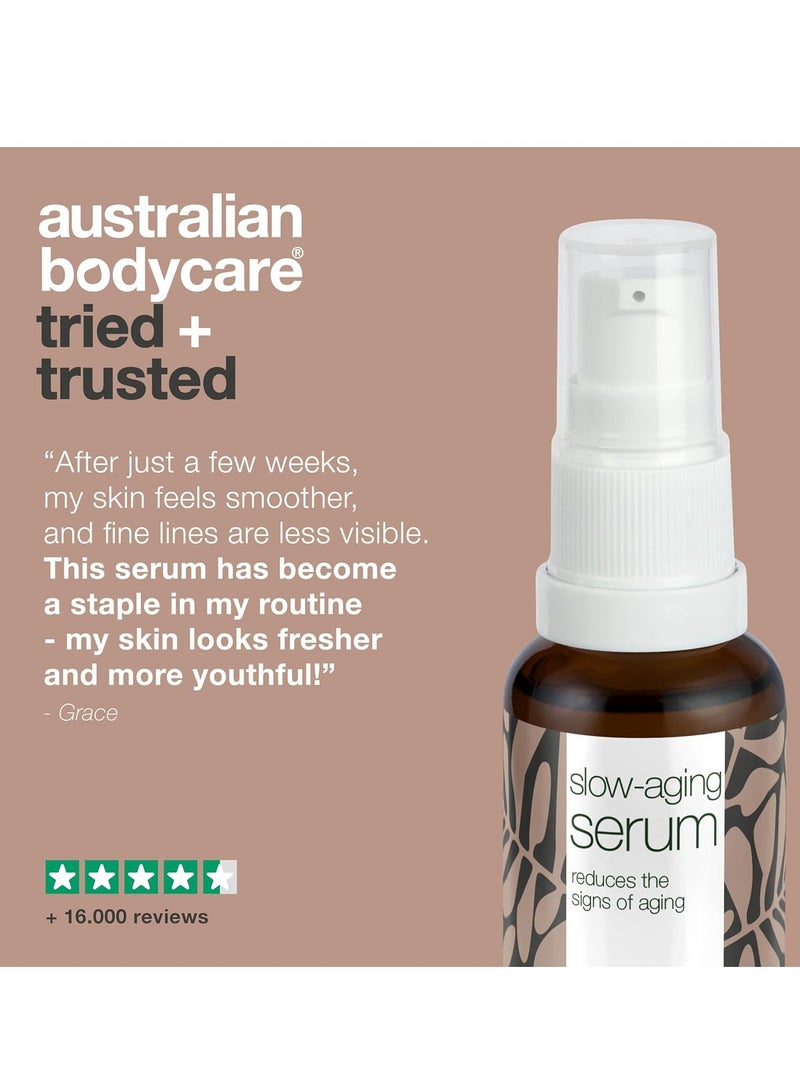 أستراليان بودي كير مصل إبطاء الشيخوخة يقلل التجاعيد ويرطب البشرة الناضجة 50+ مع بروفيتامين B5 والكافيين وحمض الهيالورونيك - Image 5