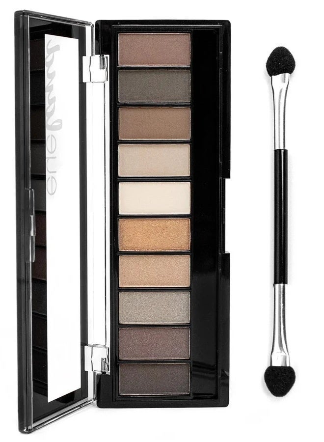 Palladio Eyeland Vibes, Escape to the Tropics, 10 Count Eyeshadow Palette, Sandbar - Image 1