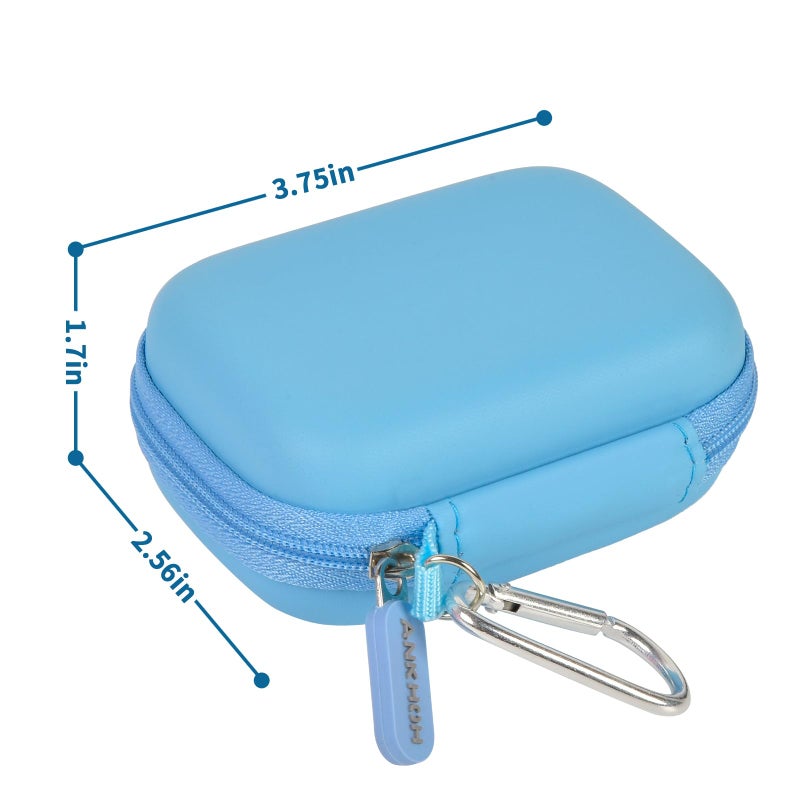 ANKHOH Carrying Case Compatible with Crucial X10/ X9 Pro 4TB/ 2TB/ 1TB Portable SSD, External Solid State Drive Hard Storage Holder Bag Fits for USB-C Cable (Box Only) (Blue) - Image 5