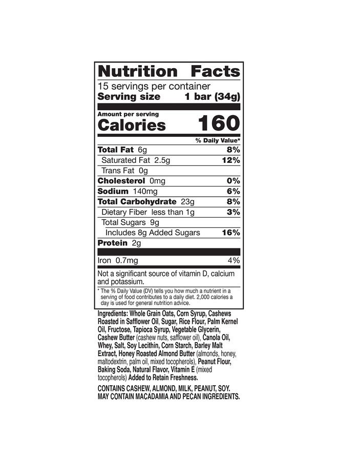 Nature Valley Granola Bars, Sweet and Salty Nut, Cashew, 15 Bars, 18 OZ - Image 2
