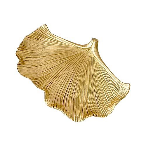 Pewery Jewelry Dish, Resin Small Leaf Shaped Ring Holder Jewelry Organizer, Trinket Dish Mini Tray for Christmas Birthday Wedding Gifts - Image 1
