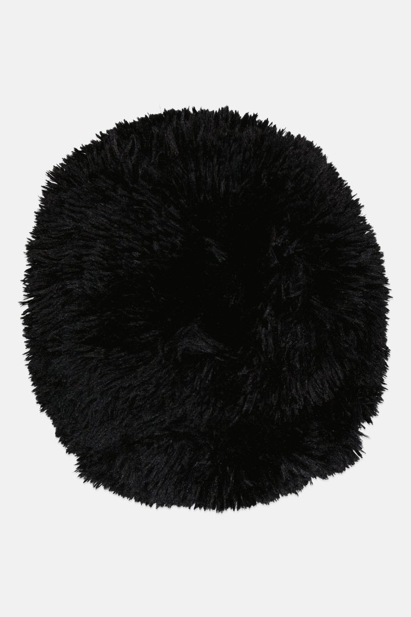 VCNY Home Textured Shaggy Pillow 17 H x 71 D cm, Black - Image 1