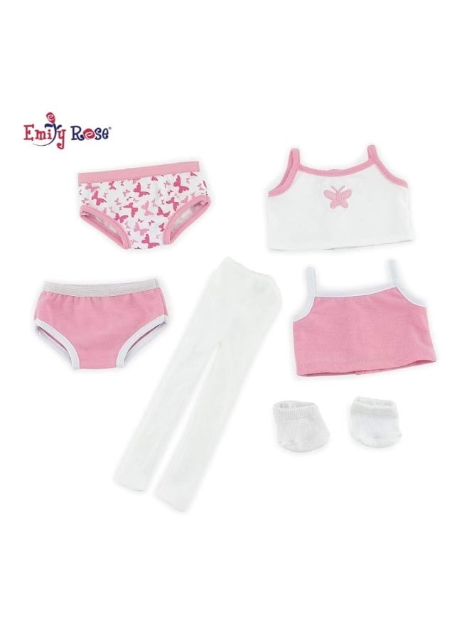 Emily Rose Emily Rose 18 Inch Doll Clothes & Accessories 6-PC Basic 18" Doll Underwear Clothing Accessory, with White Socks and Tights | Fits Most 18" Dolls | Gift Boxed!  - Image 5