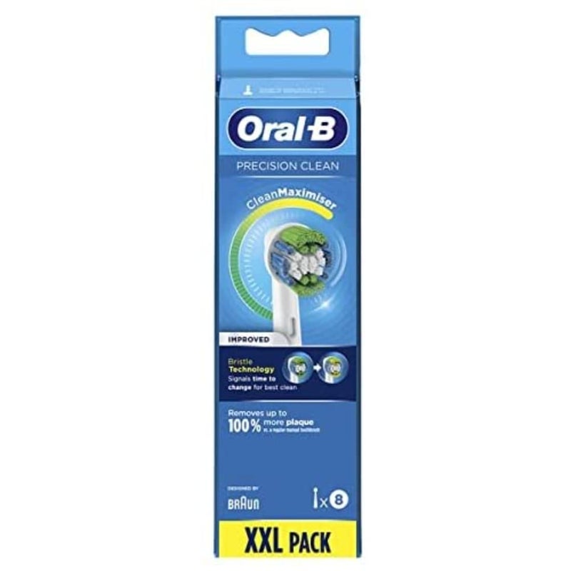 Procter & Gamble Oral-B Precision Clean Toothbrush Heads Pack of 8 - Image 1
