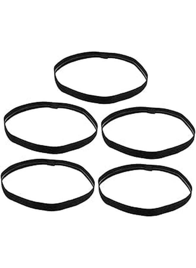 5 Pcs Sweatbands For Women And Men Breathable Elastic Headbands For Gym Yoga Running Workout - Image 1